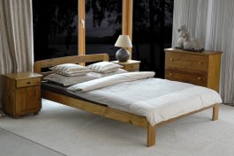Postel Šárka 180 x 200 cm dub masiv borovice