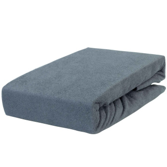 Froté prestieradlo LUX s gumkou 80/200 cm - sivá