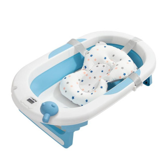 Detská vanička PupyHou + príslušenstvo 7 dielov - modrá