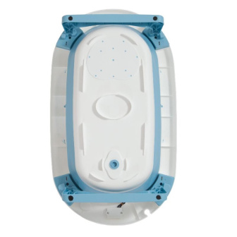 Detská vanička PupyHou + príslušenstvo 7 dielov - modrá