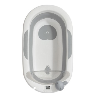 Detská vanička PupyHou + príslušenstvo 7 dielov - šedá