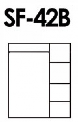Skříň masiv borovice - SF 42B