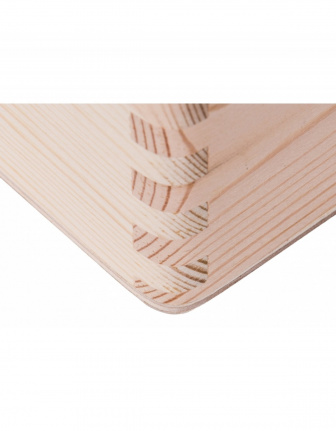 Krabička drevená  30x20x14 cm zapínanie