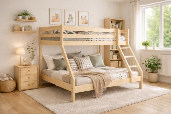 Postel Denis sosna + matrace Optimal Comfort 12 cm + rošty ZDARMA