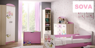 Posteľ Sova N20S 180/90 cm + matraca + šuplík