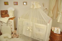 Souprava do postýlky méďa spáč béžový 10 dílů