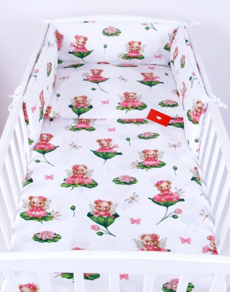 Souprava do postýlky 3 díly - medvědí víla