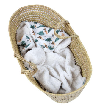 Mušelínová deka 100 x 75cm / zvířátka v lese