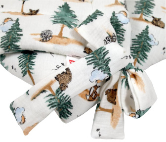 Mušelínová zavinovačka - zvieratká v lese