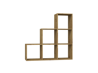 Regál, knihovna Vistana - dub artisan