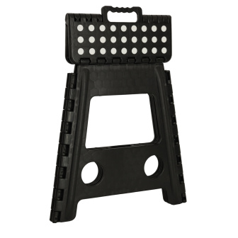 Skladací schodík / stolička - Čierna
