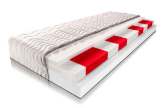 Posteľ z masívu Agata 160x200 cm - Bielá + matrac Super-flex + rošt ZADARMO