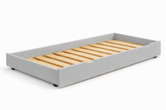 Zásuvka + pristielka 2v1 - 190/90 cm šedá