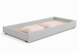 Šuplík + přistýlka 2v1 - 190/90 cm šedá