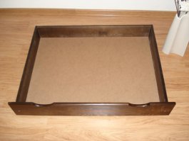 Šuplík pod postel 200 cm ořech