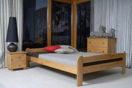 Postel Syntie 120 x 200 cm barva olše