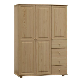 Skříň z masivu borovice 65A 120/190/60 cm