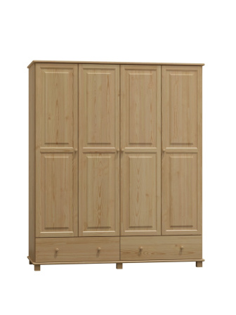 Šatní skříň z masivu borovice 80 160/190/60 cm