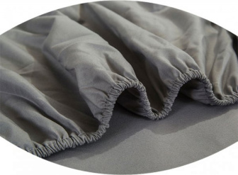 Jersey prostěradlo s gumkou 180x200 cm ECONOMY - tmavě modrá