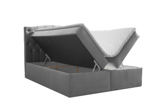 Čalúnená posteľ Tristan 160/200 cm s úložným priestorom - RÔZNE FARBY