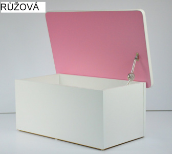 Truhla na hračky - růžová