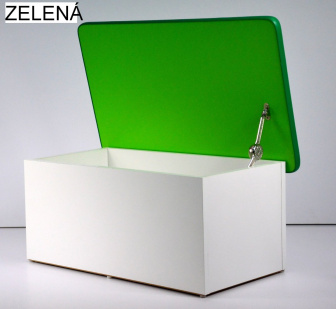 Truhla na hračky - zelená