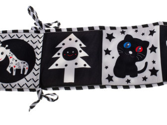 Kontrastná knižka sova