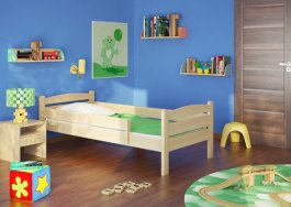 Postel Matěj masiv buk 90x200 + rošt ZDARMA