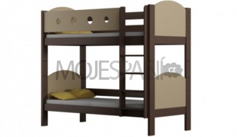 Patrová postel Vašek luk 180/80 cm čoko