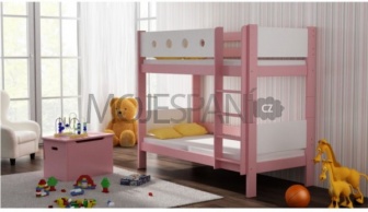 Patrová postel Vašek 180/80 cm růžová