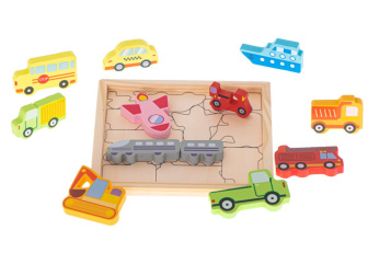 Puzzle, vkládačka auta