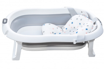 Dětská vanička Premium skládací -šedá