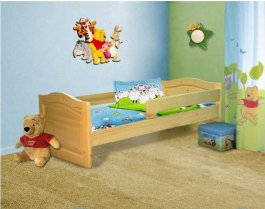 Postel  Viki 180/80 cm + matrace - masiv 3,5 cm