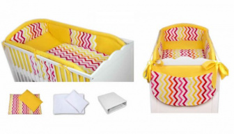 Postýlka s kompletní výbavou Stars - vzor 13