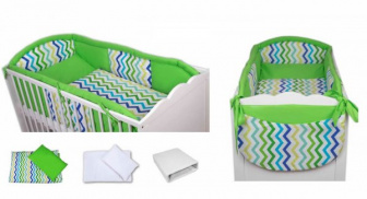 Souprava do postýlky Stars 8 dílů - vzor 14