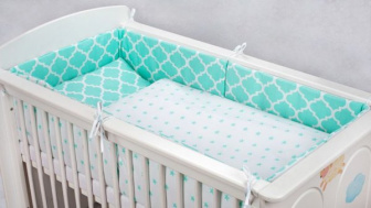 Postýlka s kompletní výbavou Twin - vzor 16