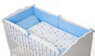 Postýlka s kompletní výbavou Twin - vzor 27