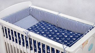 Postýlka s kompletní výbavou Twin - vzor 5