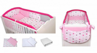 Postýlka s kompletní výbavou Stars - vzor 5