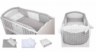 Souprava do postýlky Stars 8 dílů - vzor 6