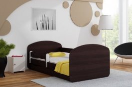 Postel Milano 180x90 cm se šuplíkem, roštem a matrací - we