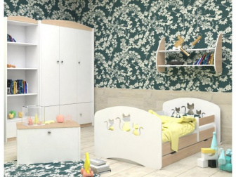 Postel Xenie 180/90 cm + zásuvka + matrace