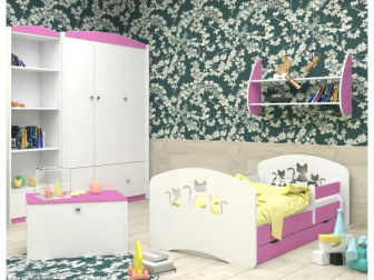 Postel Xenie 180/90 cm + zásuvka + matrace