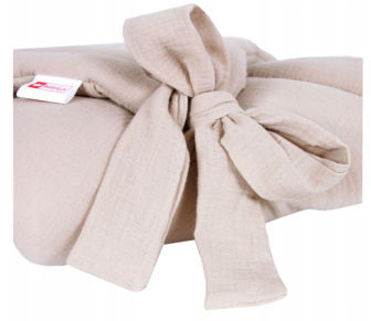 Zavinovačka mušelínová - béžová