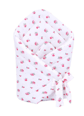 Zavinovačka mušelínová - růžový květ