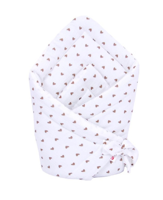 Zavinovačka mušelínová - hnědé srdíčko