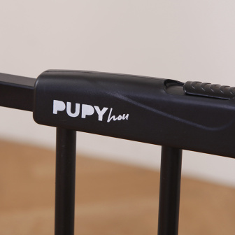 Zábrana Pupyhou 83-90 cm - dvere/schody - čierna