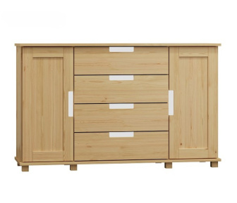 Komoda z masívu borovice Thorax I 120/80/42 cm