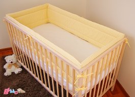 Ochranný mantinel 360 cm žlutý - káro